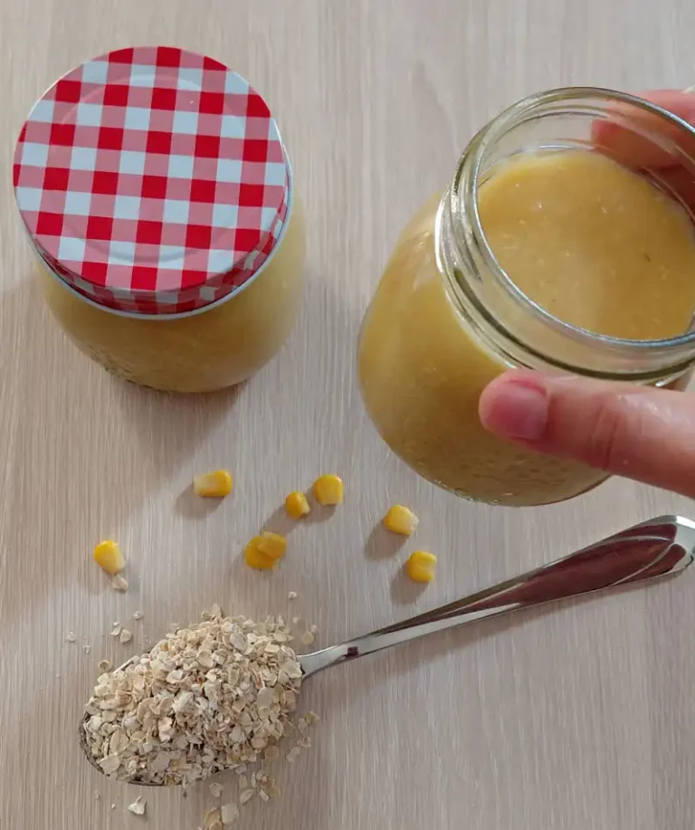 Crema de Maíz con Avena: postre fácil